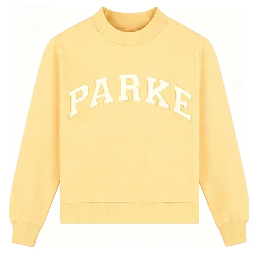 New American Retro PARKE Letter Embroidered Crew Neck Sweatshirt, Unisex Casual Versatile  Cotton Sports Top - Walmart.com | Walmart (US)