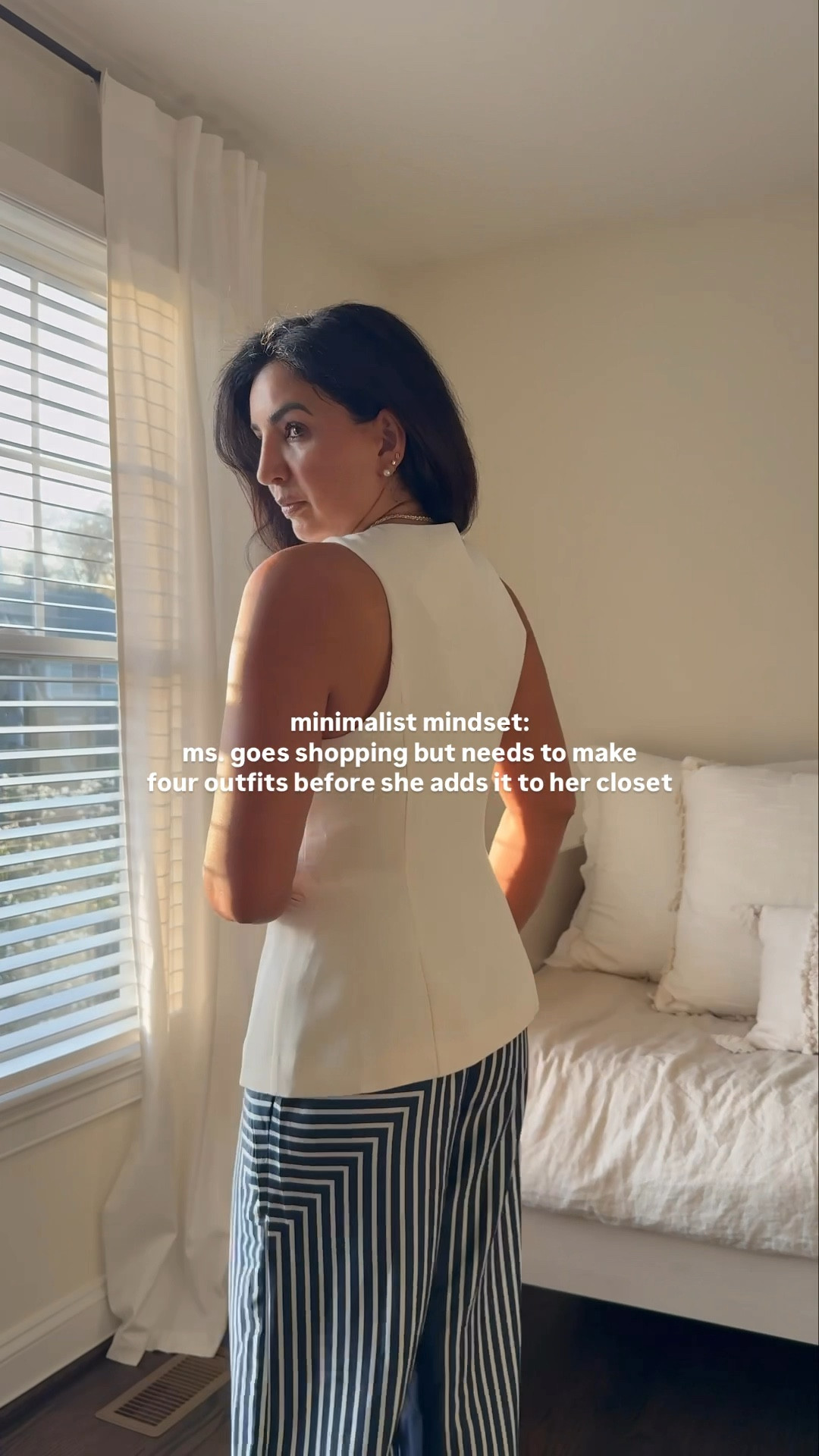 A classic tailored vest and on trend for the season. I’m wearing xs, TTS

#LTKSeasonal