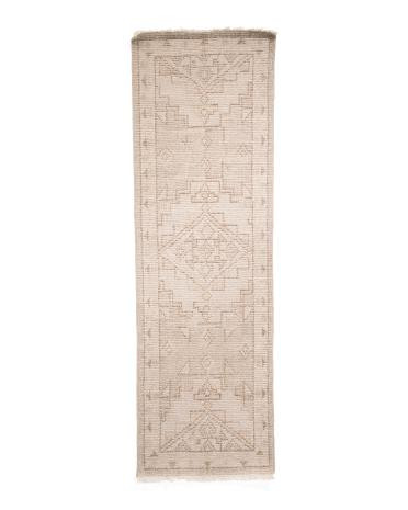 2x8 Wool Hand Knotted Palace Whitley Runner | TJ Maxx