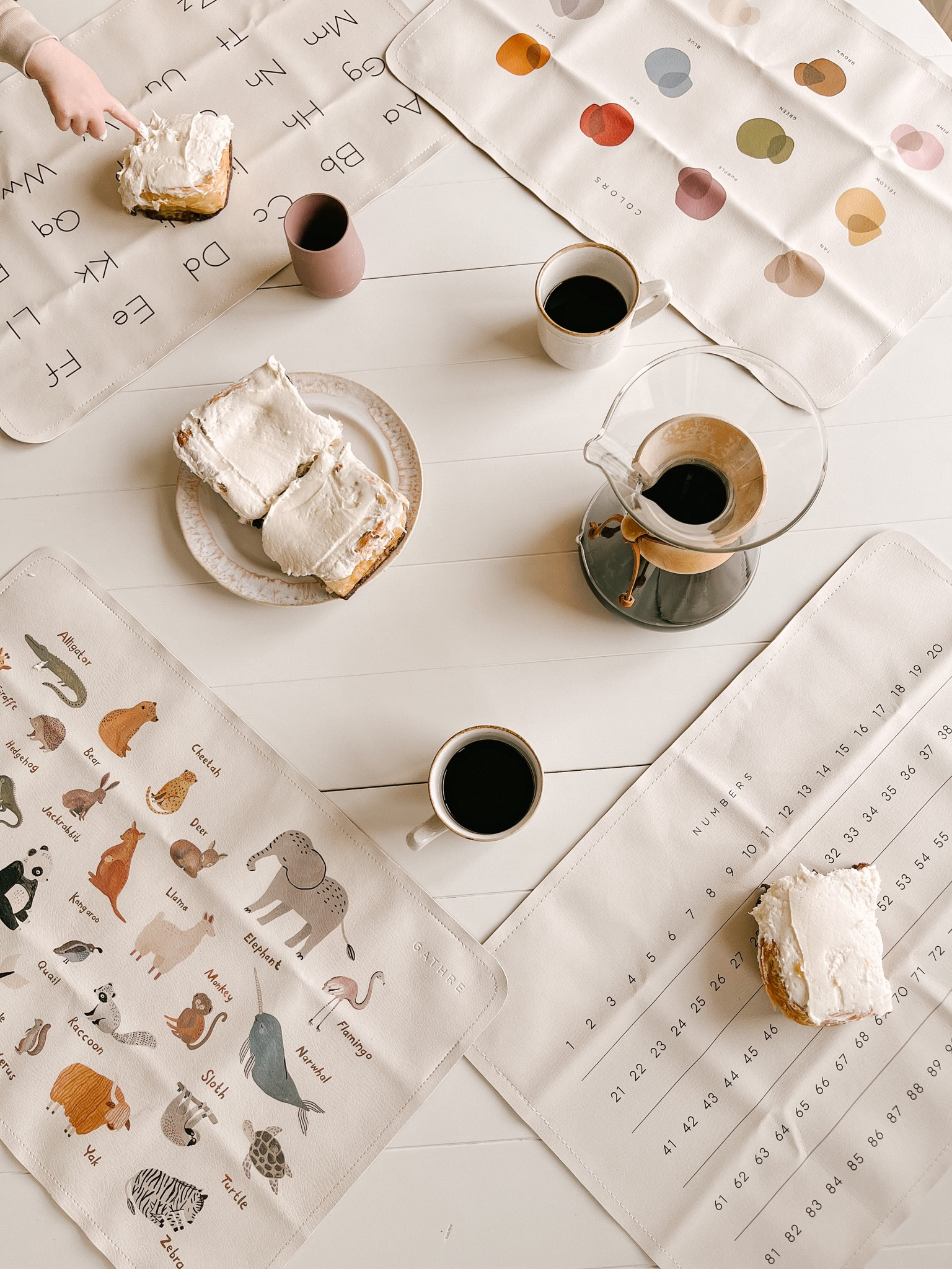 Some passive learning at the table with these adorable place mats. The animals are Ivy’s current favorite🤍

#LTKkids #LTKhome #LTKfamily