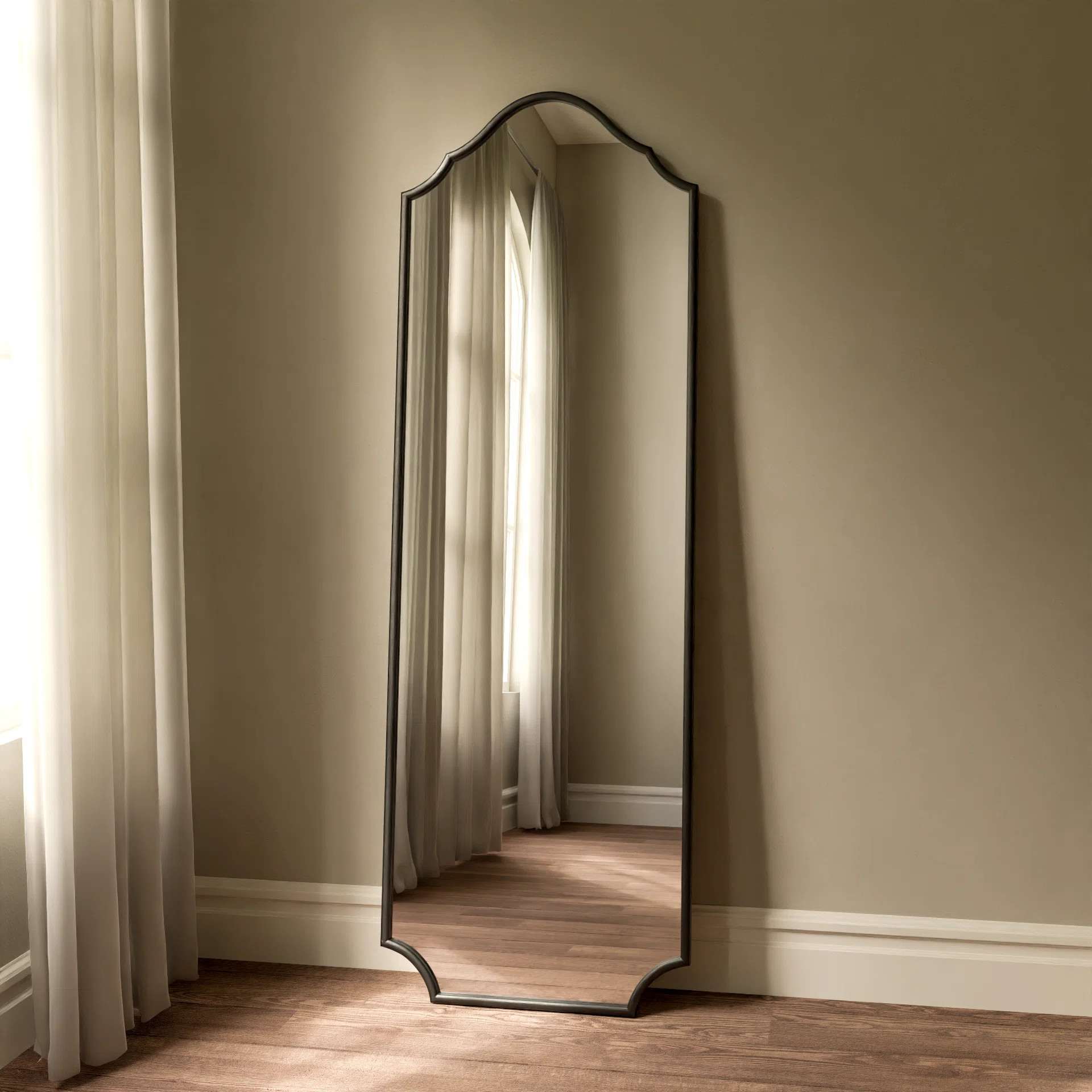Red Barrel Studio® Lilith Metal Full Length Leaner Mirror & Reviews | Wayfair | Wayfair North America