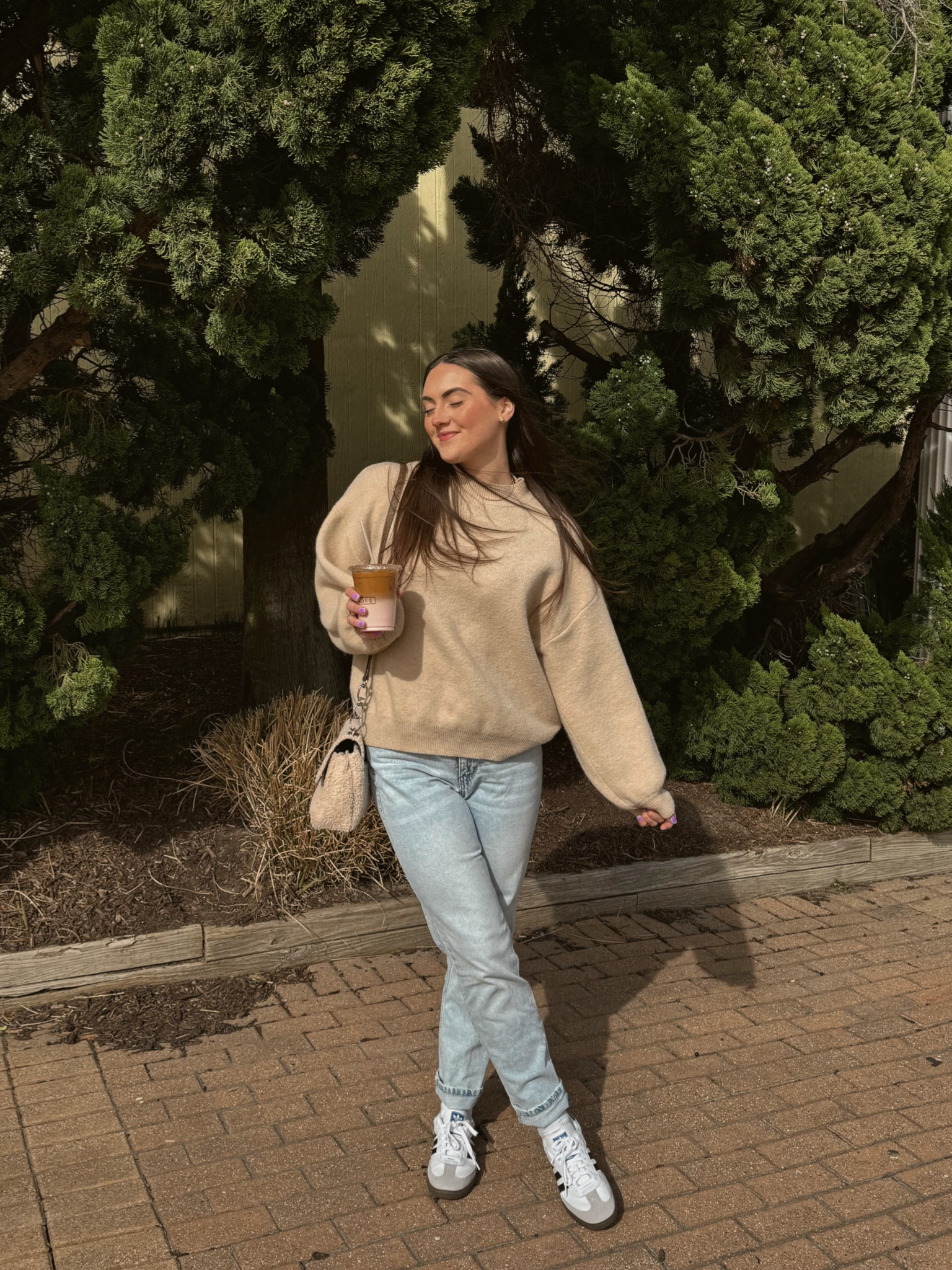 outfit styling my sambas the other day when we went on a coffee run🫶🏼 

#LTKfindsunder100 #LTKbeauty #LTKstyletip