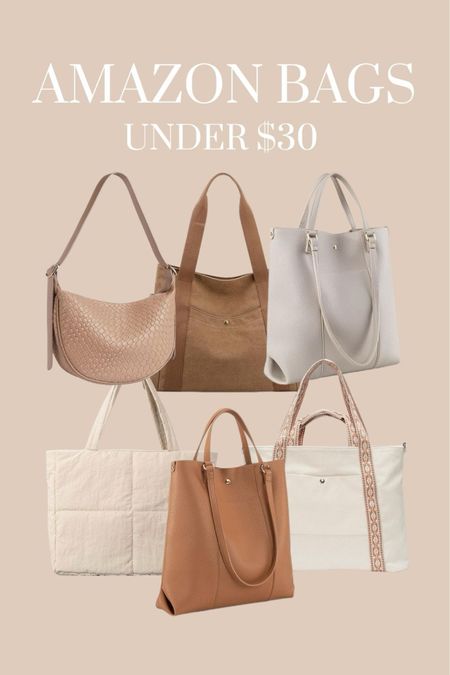 Bags and purses from Amazon. All
Under $30! 

#LTKfindsunder50 #LTKstyletip #LTKitbag