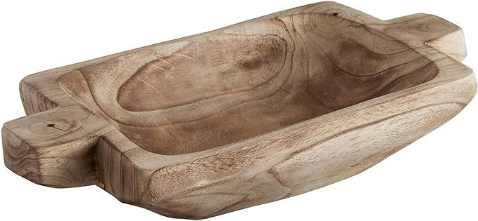 Amazon.com: 47th & Main Paulownia Wood Decorative Tray, 17" L x 9.84" W, Natural : Home & Kitchen | Amazon (US)