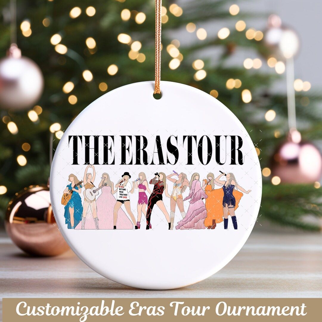 The Eras Tour Ornament Customizable Taylor Swift Eras Tour - Etsy | Etsy (US)