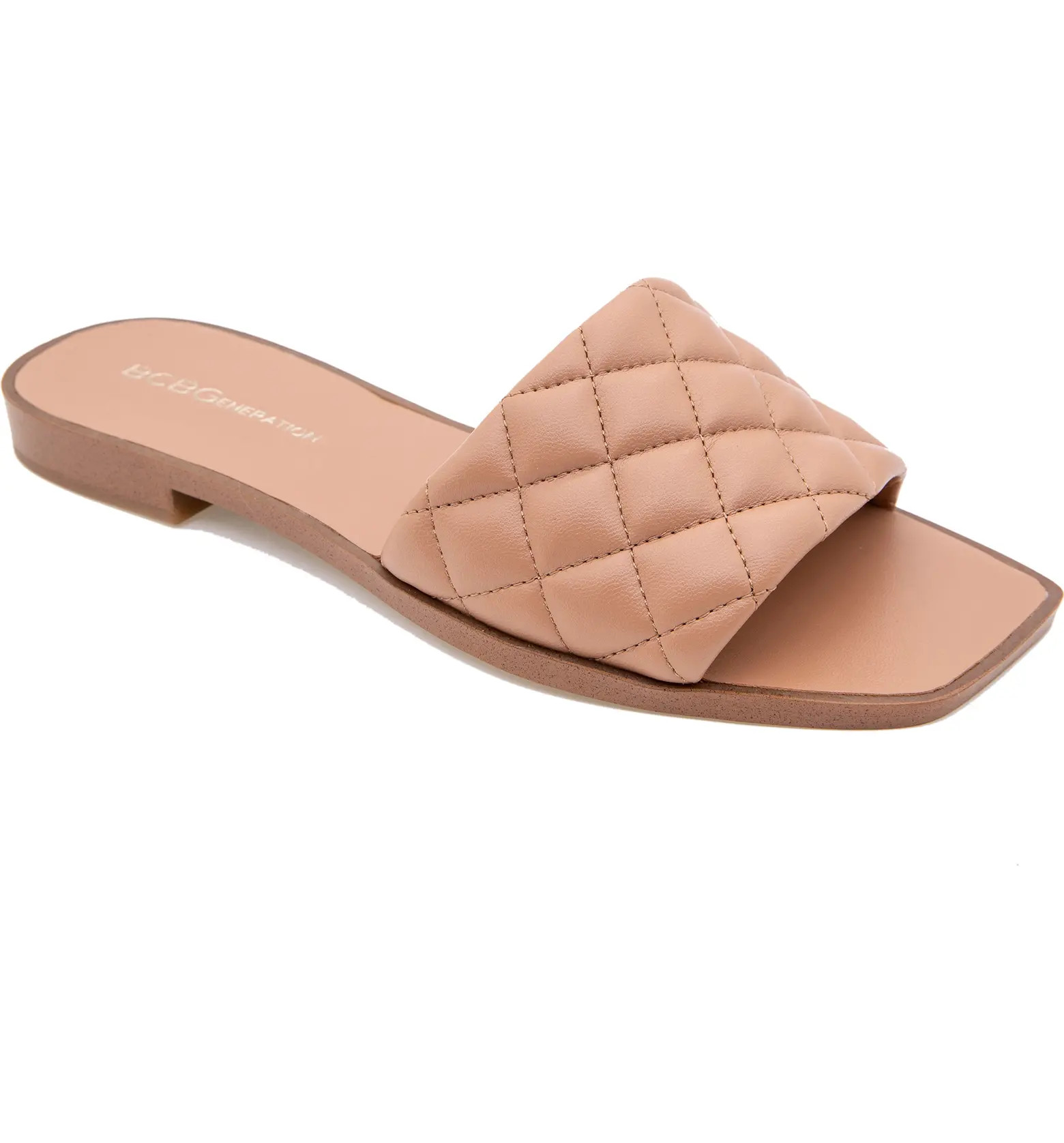 BCBG Laila Quilted Slide Sandal | Nordstrom | Nordstrom