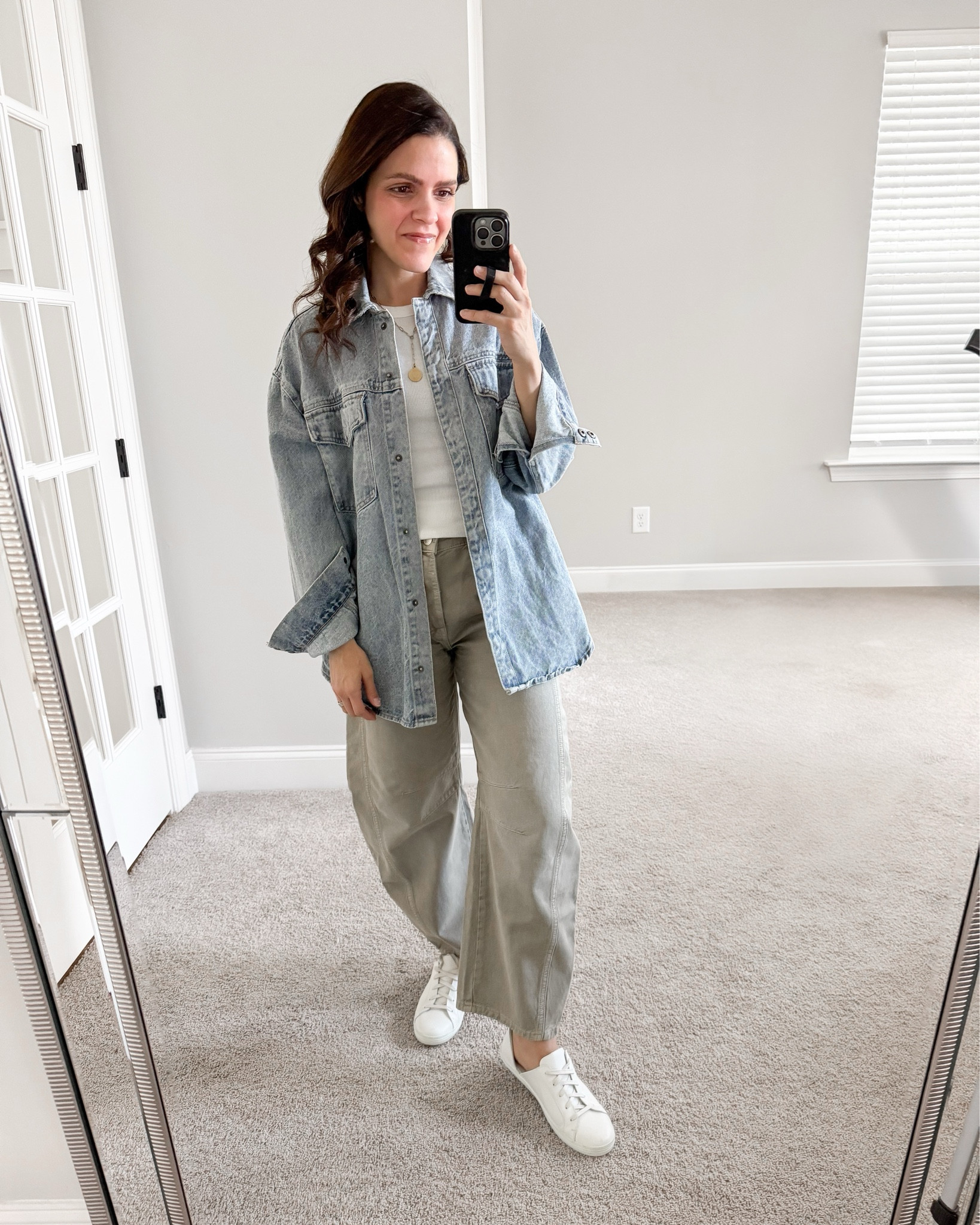What I wore | March Monthly planner look: I used today’s planner look for inspo & built on basics! 

Tank: Target, XS
Denim: Free People, tts
Shacket: Pistola, XS
Sneakers: Freda Salvador, tts 

#springoutfit #ootd #whatiwore #closetbasics #styleguide #barreljeans #easyoutfit


#LTKStyleTip