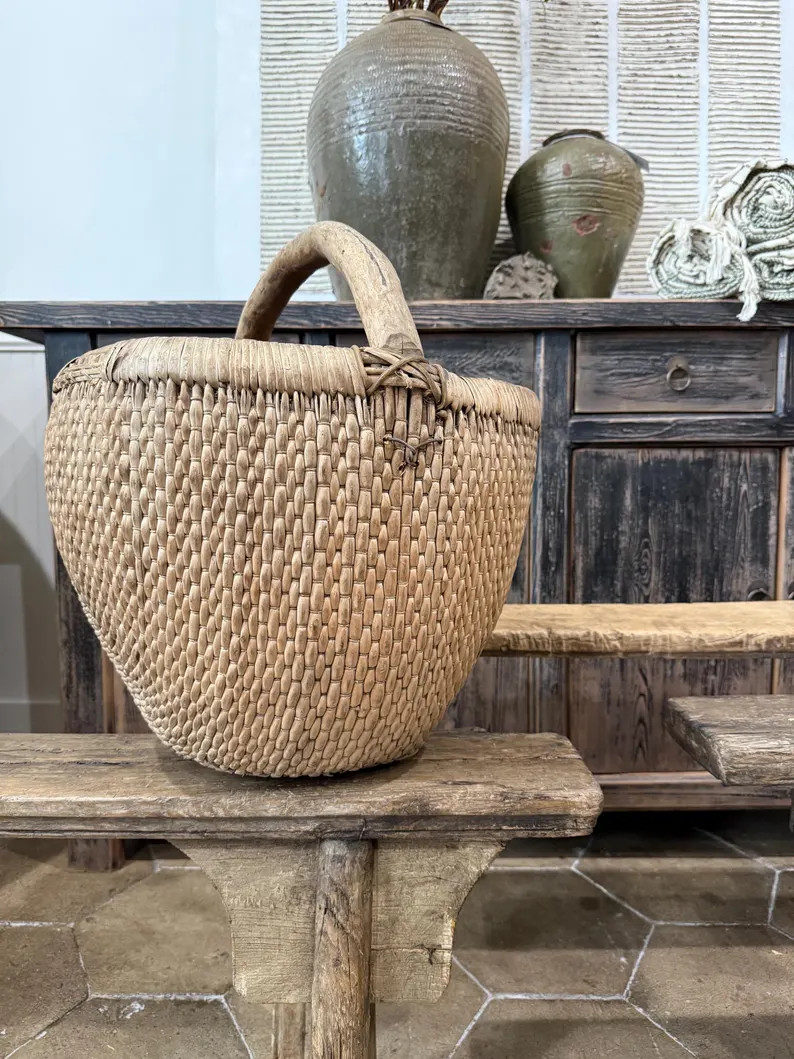 Asian Harvest Basket | Etsy (US)