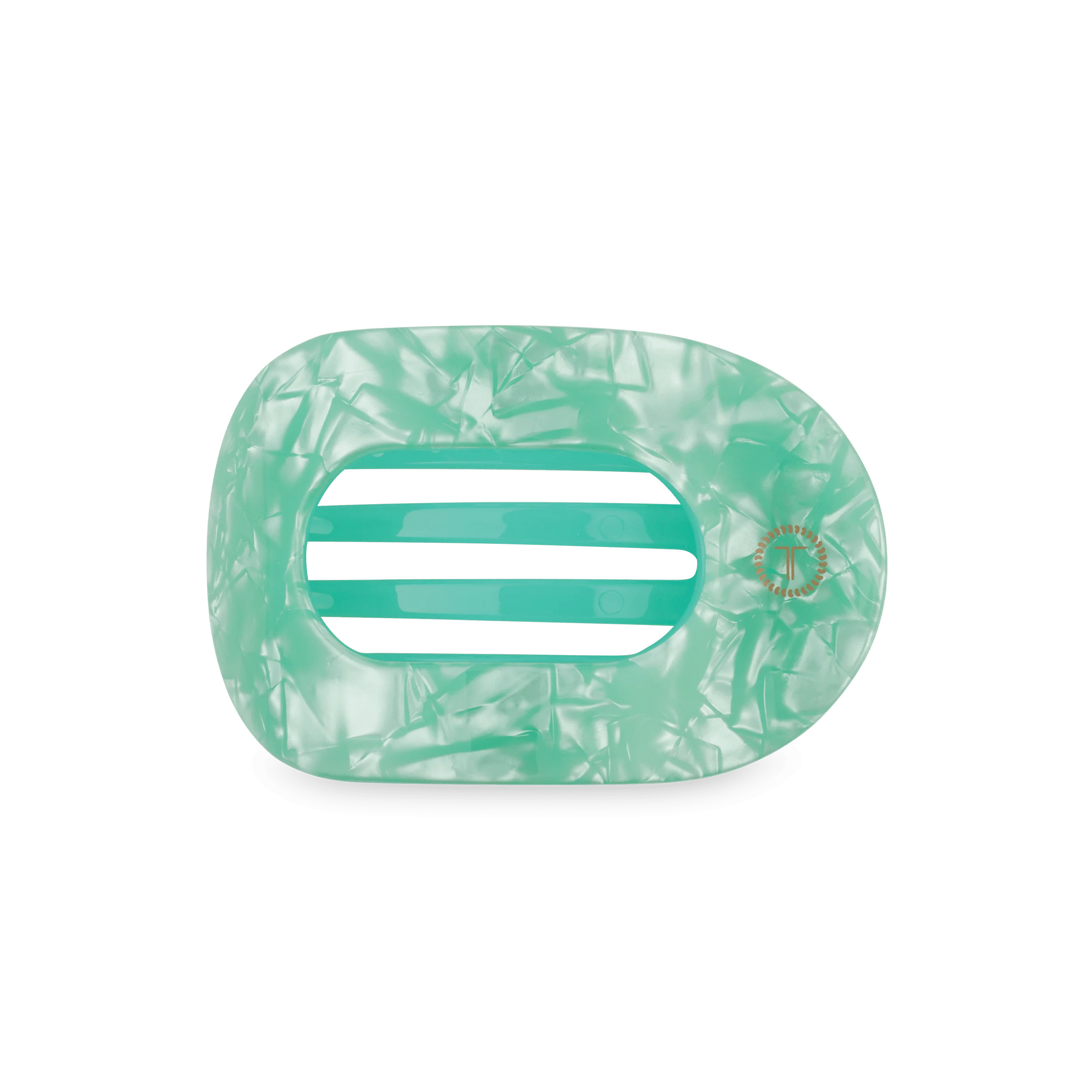 Spring Splash Medium Flat Round Hair Clip | TELETIES