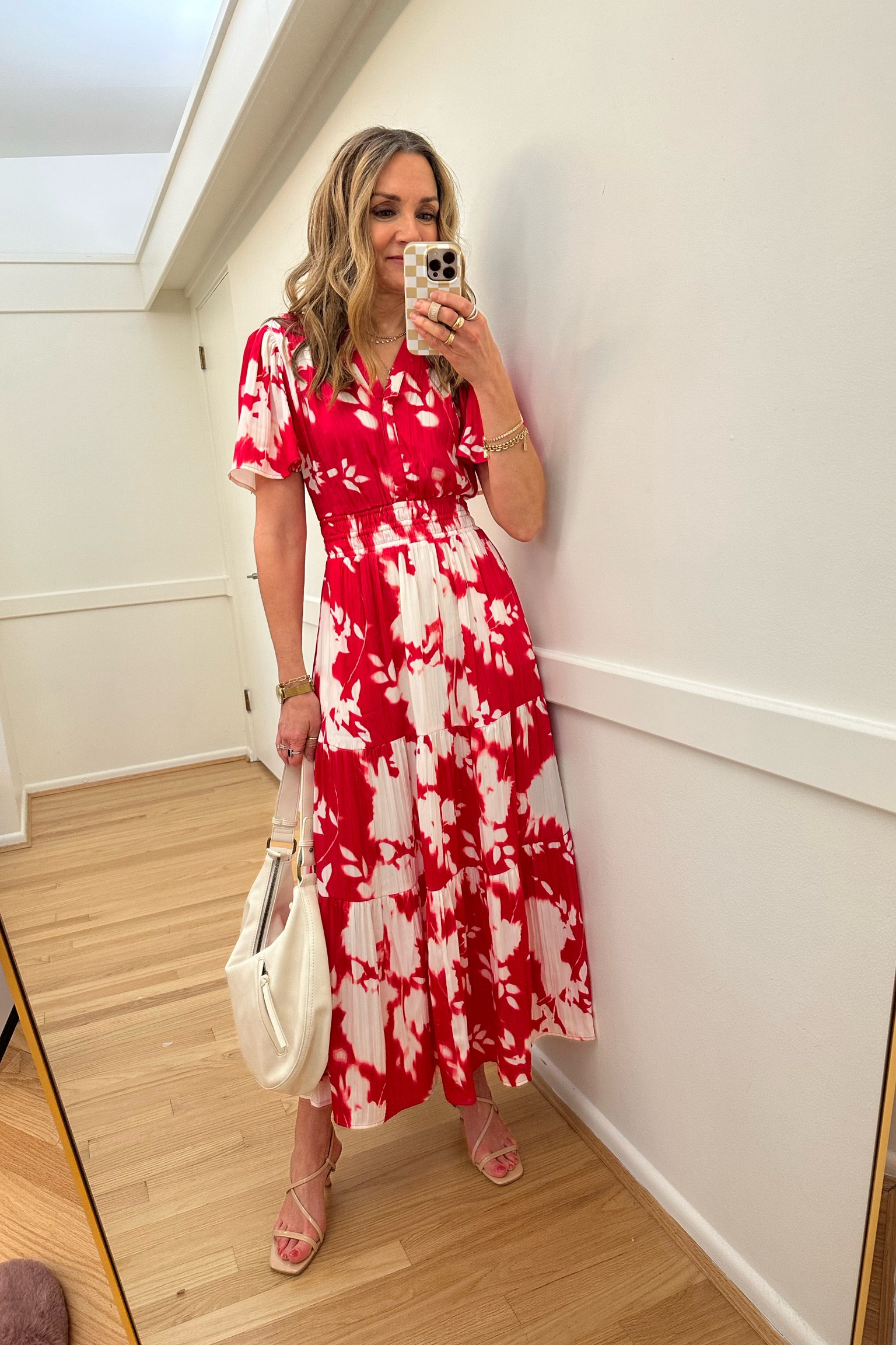 Easter outfit! Kohls dress, kohls Nine West strappy neutral heel, kohls white shoulder bag. Spring dress, workwear, graduation dress, wedding guest dress, party dress, midi dress. Similar to somerset dress style!

#LTKsalealert #LTKfindsunder50 #LTKwedding