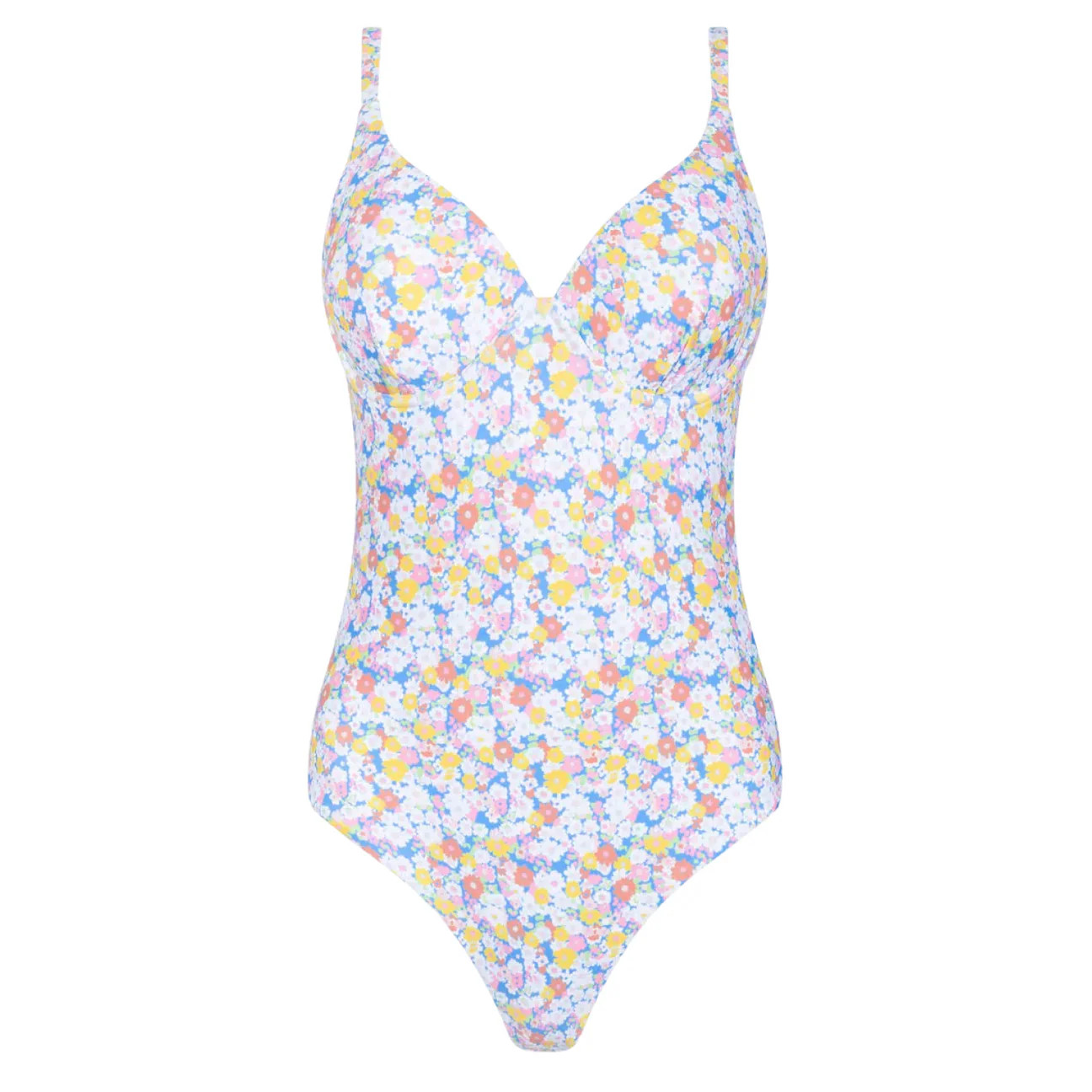 women's jasmine blossom v-neck one piece | Minnow