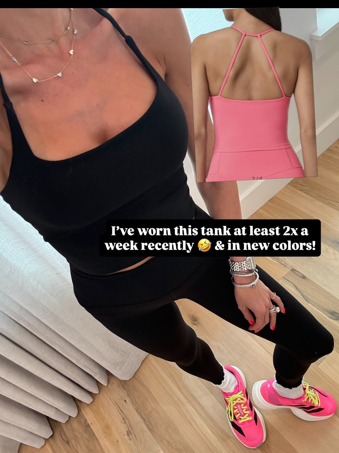 My favorite workout set size xs tank xxs legging