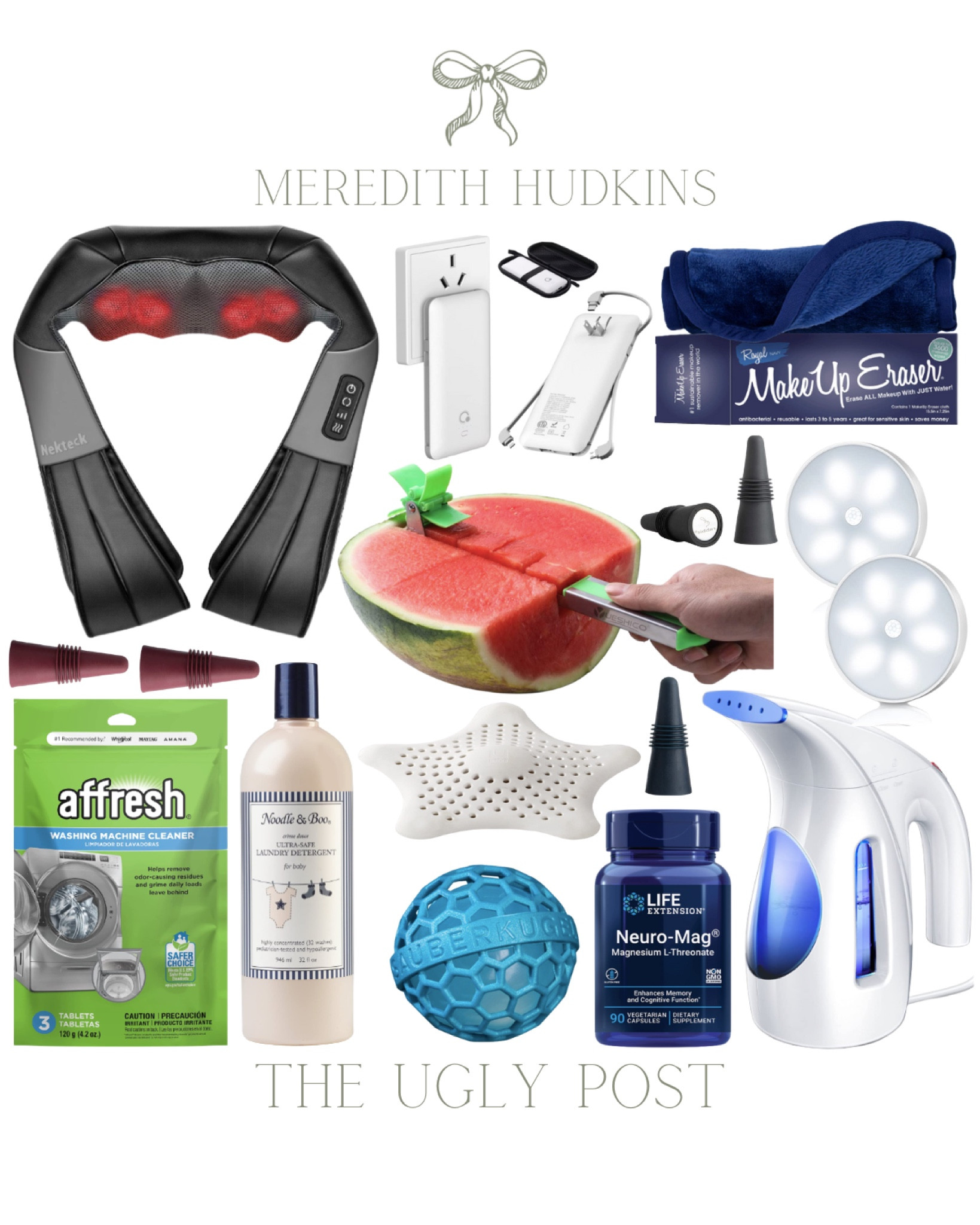 Amazon home, household essentials, LED closet light, motion sensor light, rabbit bottle stoppers, drain cover, hair catcher, handheld steamer, travel essentials, portable charger, magnesium supplement, neck and back massager, make up eraser, beauty, noodle and boo laundry wash, watermelon slicer, washing machine cleaner, purse cleaner

#LTKhome #LTKsalealert #LTKunder50