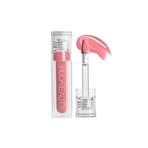 Huda Beauty Faux Filler Extra Shine Lip Gloss - Sugar Baby (Light Pink) .13 oz / 3.9 ml | Amazon (US)