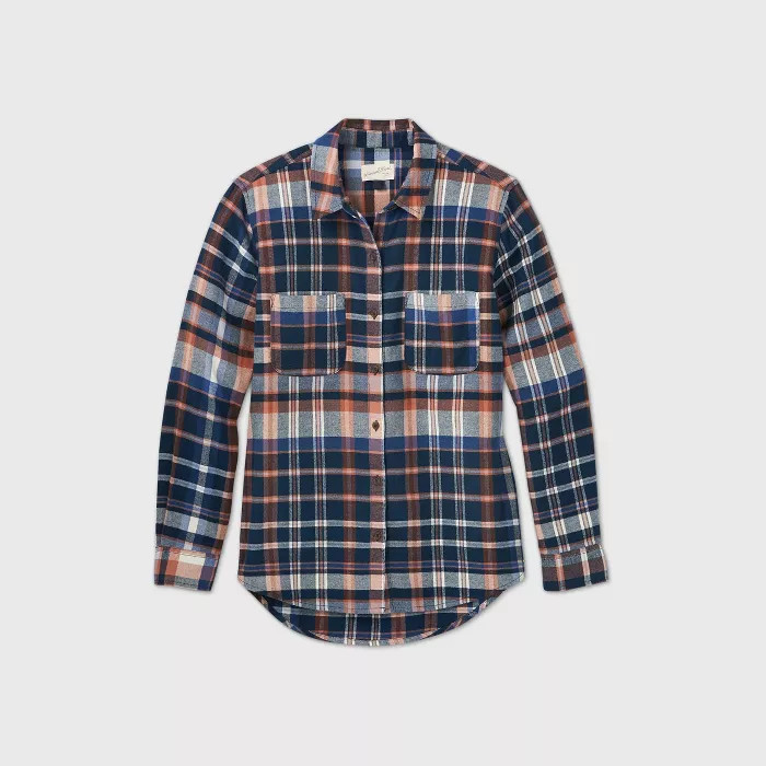 Women's Long Sleeve Button-Down Flannel Shirt - Universal Thread™ | Target