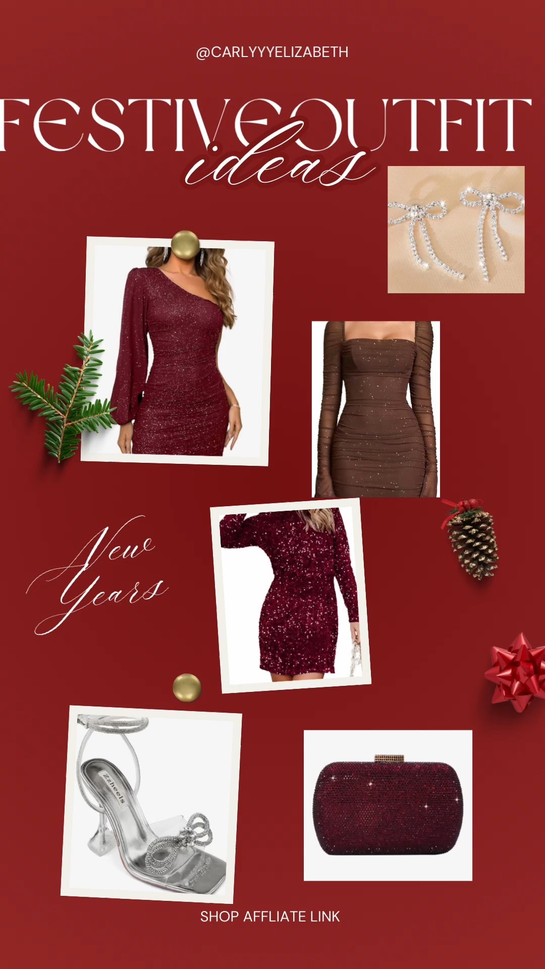 Festive new years outfit ideas 

#LTKHoliday #LTKFindsUnder50