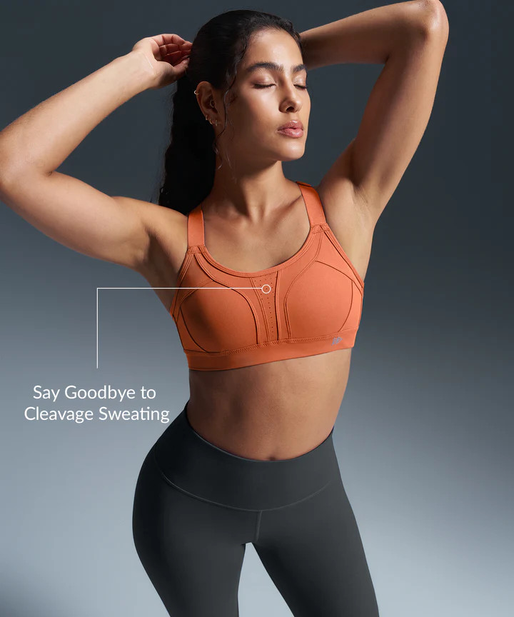 Power Adjustable Criss Cross Padded Running Bra | Women's High Support - Yvette | Yvette Sports Development