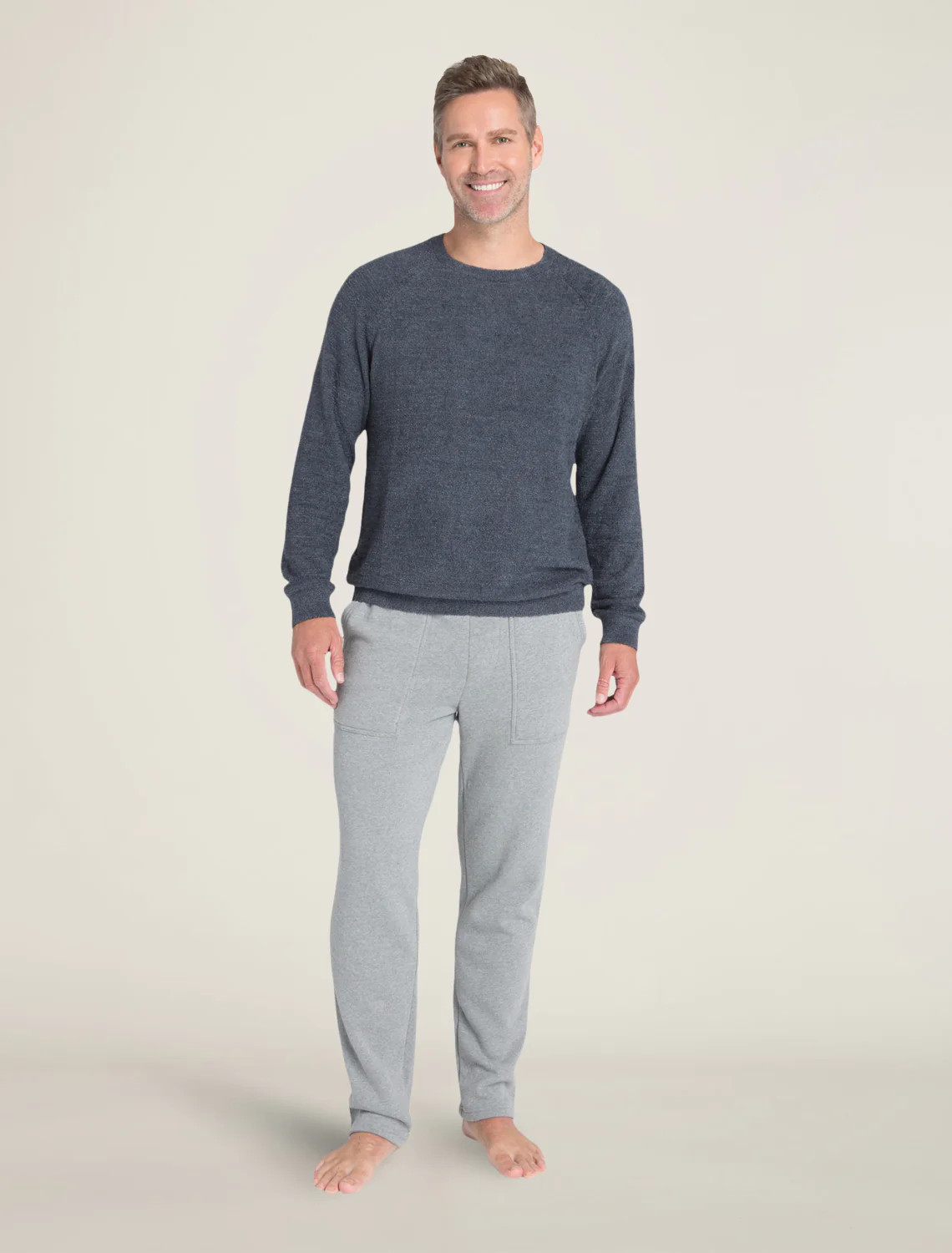 CozyChic Lite® Men's Raglan Pullover | Barefoot Dreams