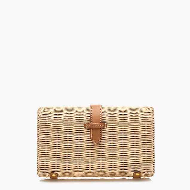 Rattan clutch | J. Crew US
