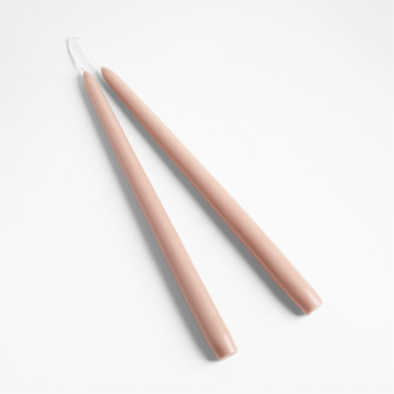 Peony Dipped Taper Candles, Set of 2 by Laura Kim + Reviews | Crate & Barrel | Crate & Barrel