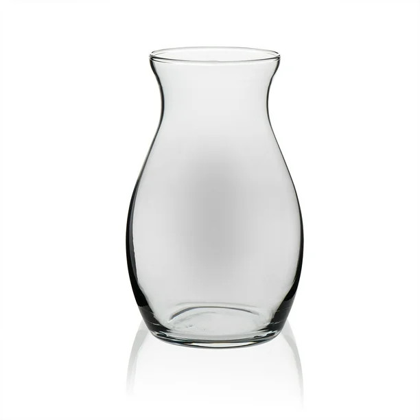 Libbey Pot Belly Clear Glass  Vase, 7 Inch, 1 Each - Walmart.com | Walmart (US)