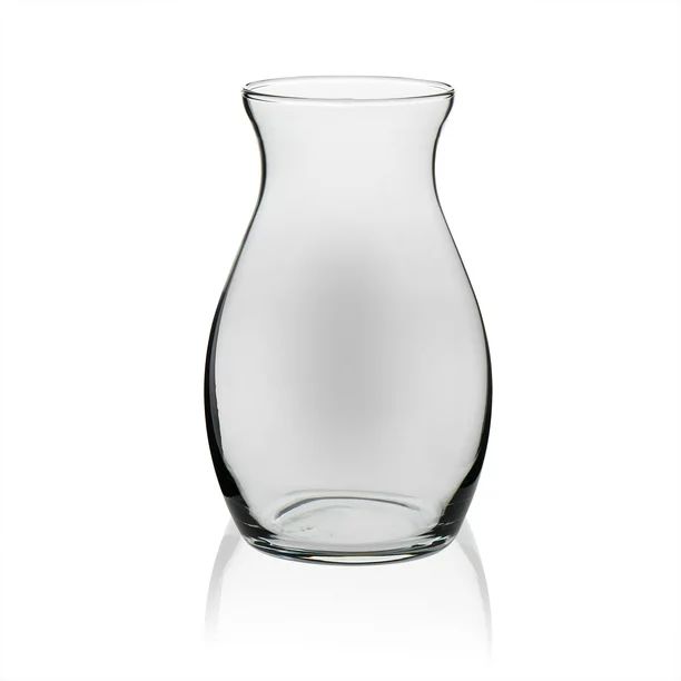 Libbey Pot Belly Clear Glass  Vase, 7 Inch, 1 Each - Walmart.com | Walmart (US)