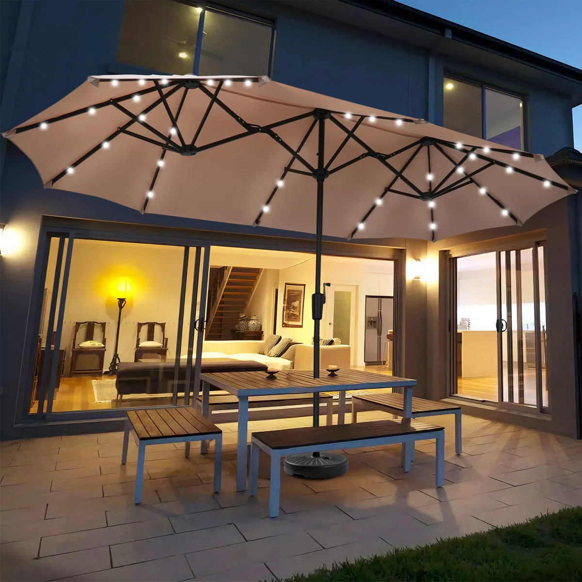 Hopkinton 13FT Rectangular Market Umbrella | Wayfair North America