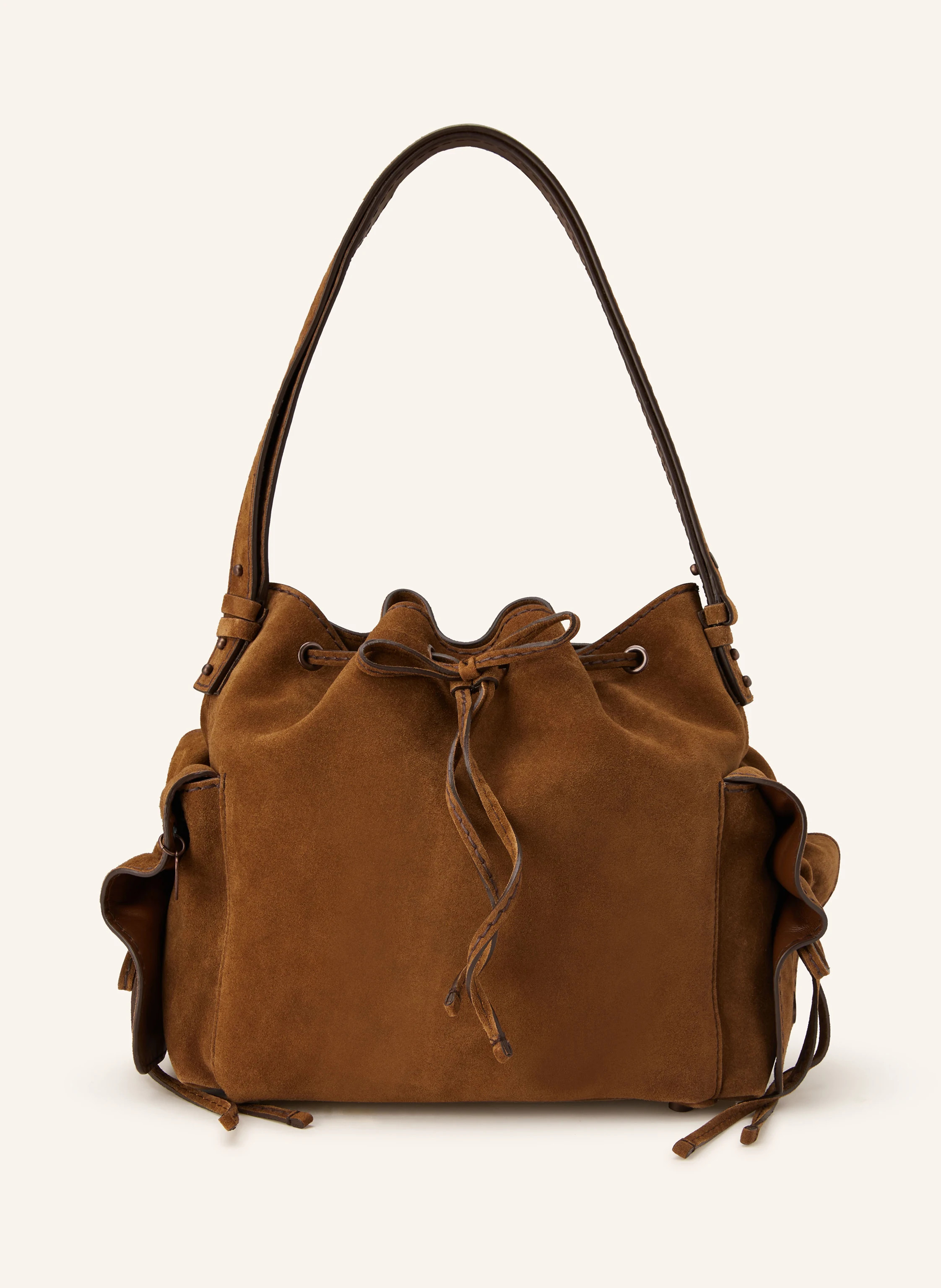 Acne Studios Beuteltasche in cognac | Breuninger (DACH)