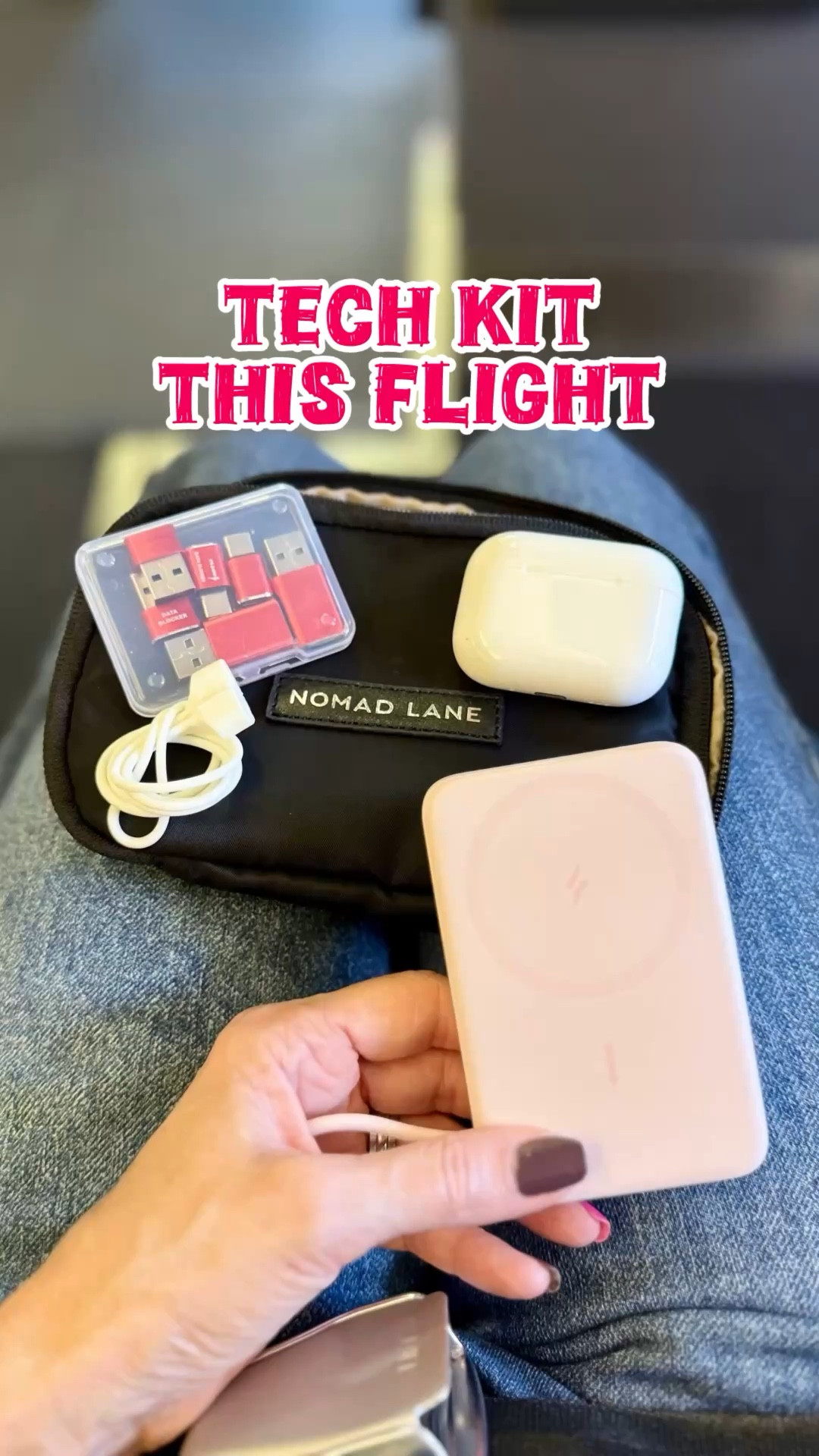 Tech kit this trip. Same travel charger, but new version doesn’t have the cord.

#LTKTravel