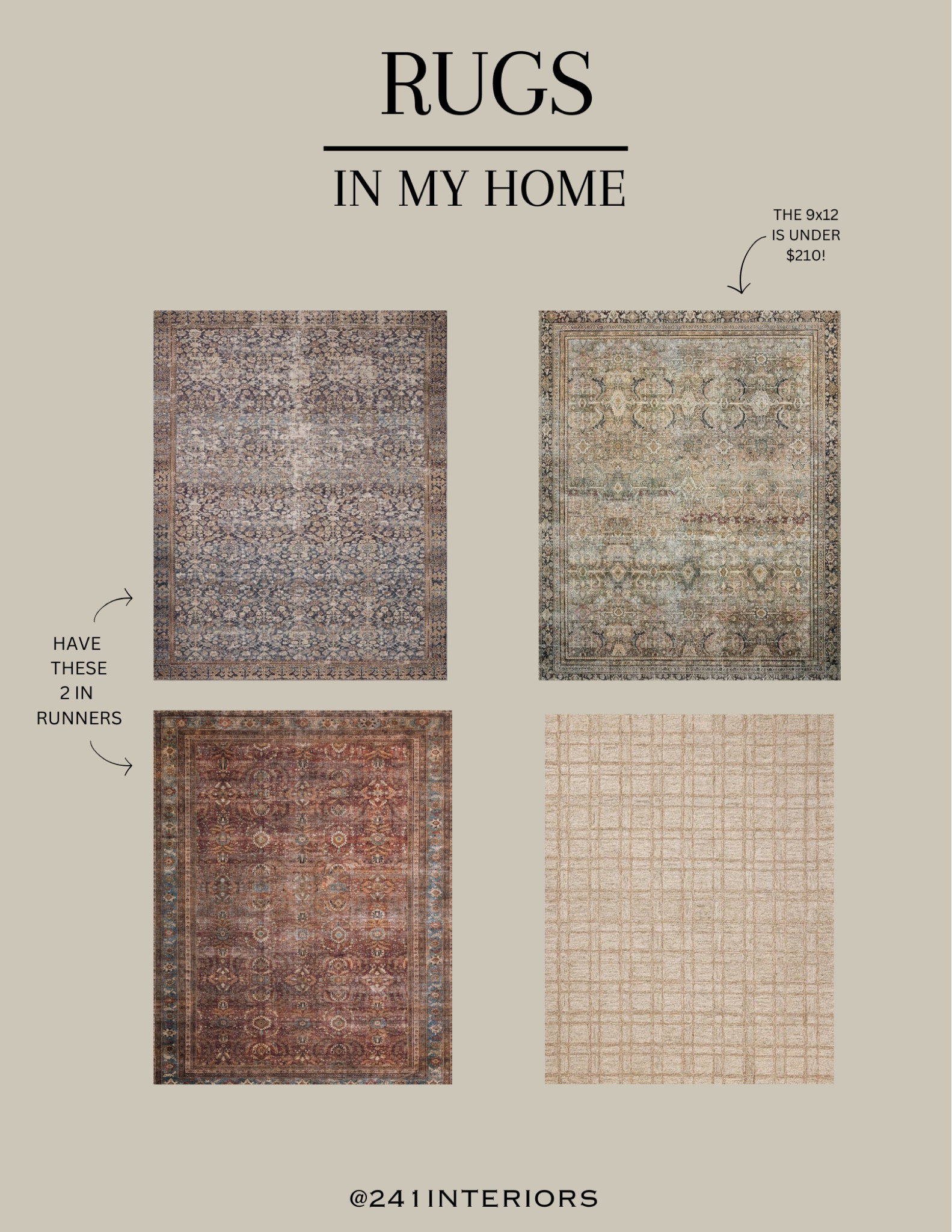 My favorite rugs in my home

#LTKStyleTip #LTKHoliday #LTKHome