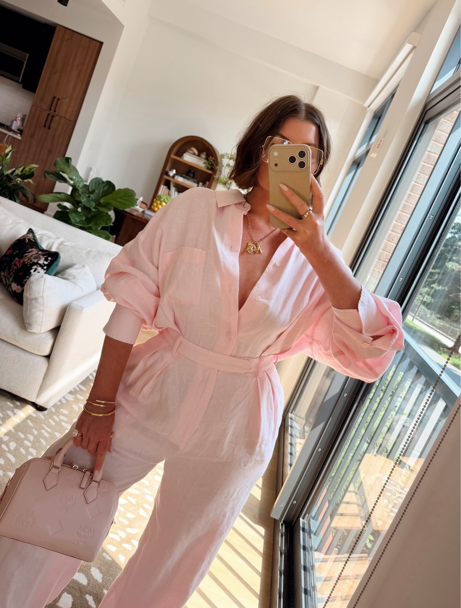 Linen jumpsuit runs true to size

#LTKootd #LTKgrwm
