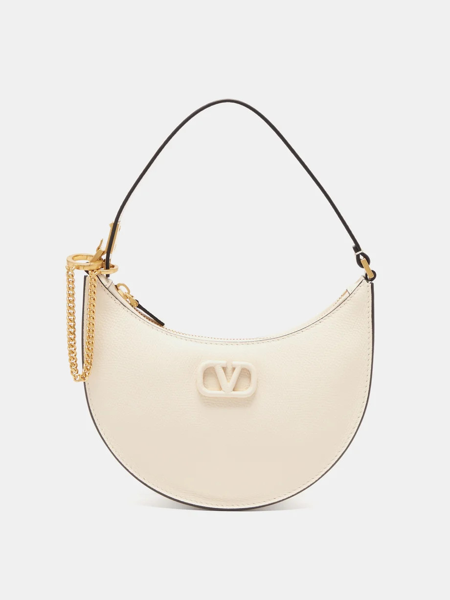 V-Logo mini leather shoulder bag | Matches (EU)