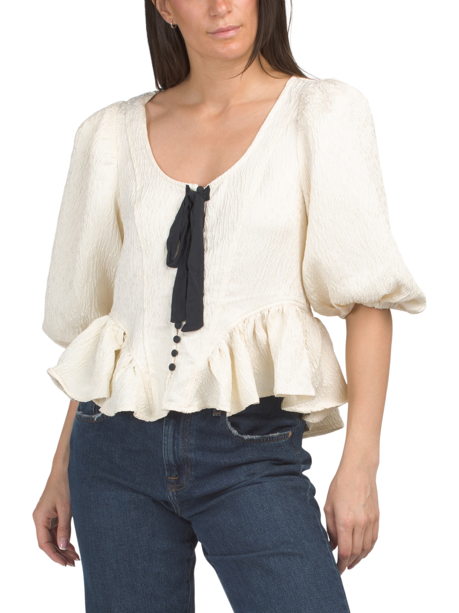 Pamela Bow Top | Long Sleeve Tops | Marshalls | Marshalls