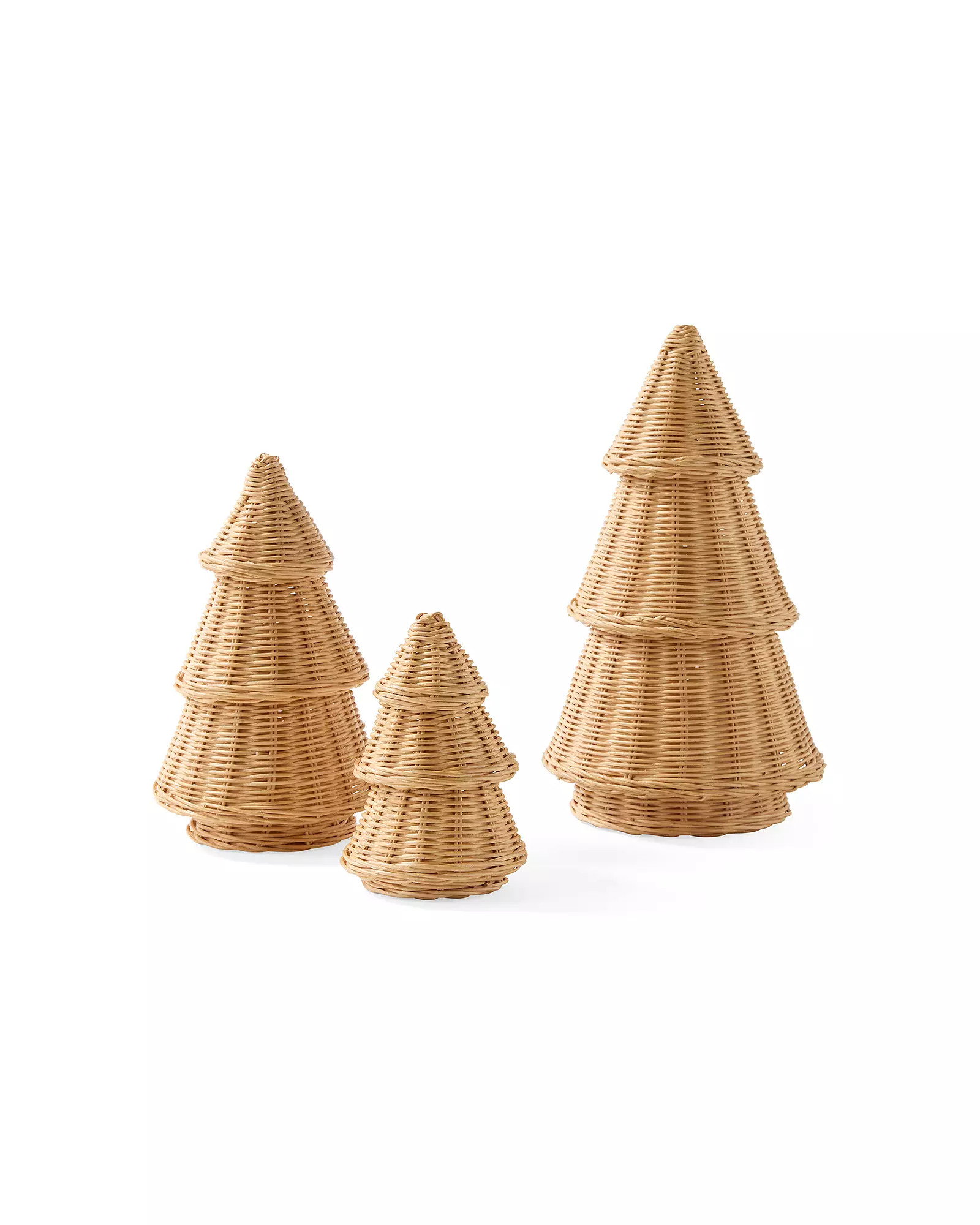 Wicker Trees (Set of 3) | Serena and Lily