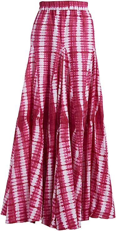 Amazon.com: Studio 189, Hand-Batik Cotton Alicia Skirt, XL, Pink Ayumi | Amazon (US)