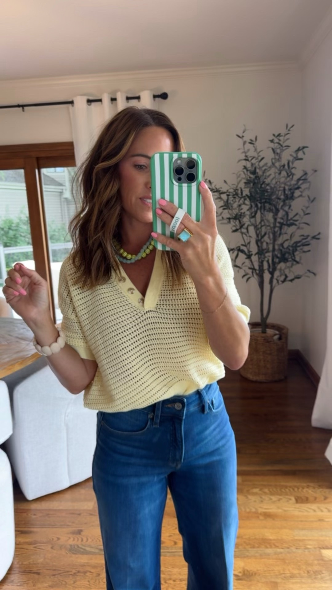 Linking these jeans in a couple different washes. 
Ankle length here. I’m 5’3”
True size 25
20% off Anthropologie / twopeas20
XS sweater

#LTKootd #LTKmomlife #LTKOver40