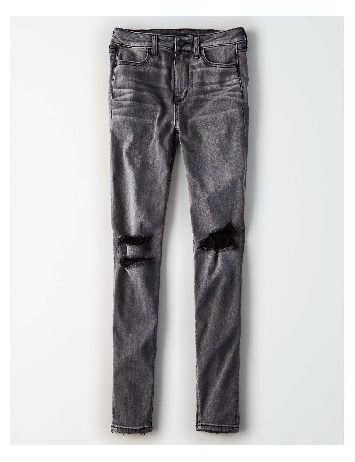 High-Waisted Jegging, Lightning Gray | American Eagle Outfitters (US & CA)