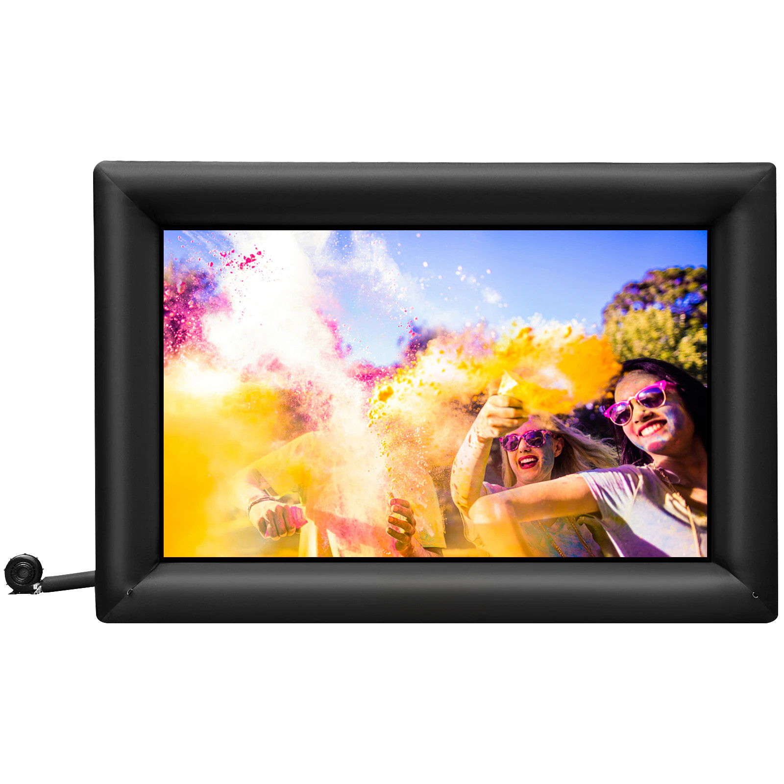 VEVOR Inflatable Movie Screen 20FT Inflatable Projector Screen for outside with 350W Air Blower Inflatable Screen Oxford Fabric Material Blow Up | Lowe's