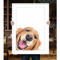 Gift For Mom, Custom Dog Portrait, Friend, Pet Lover, Gist Owner, Pet Owner Gift, Unique | Etsy (US)