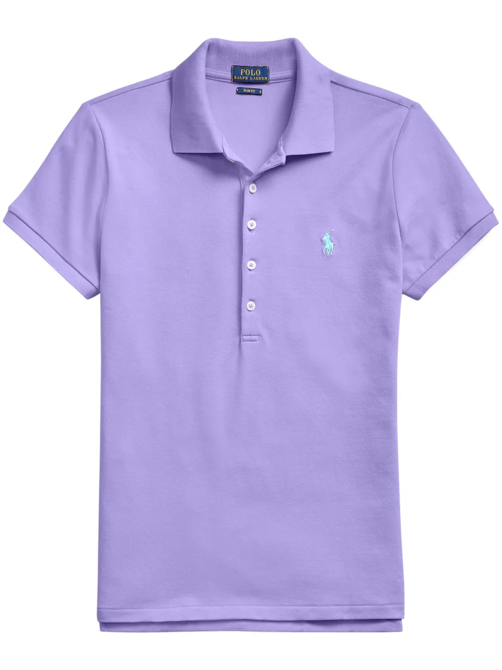 Polo Ralph Lauren Julie logo-embroidered Polo Shirt  | Purple | FARFETCH | Farfetch Global