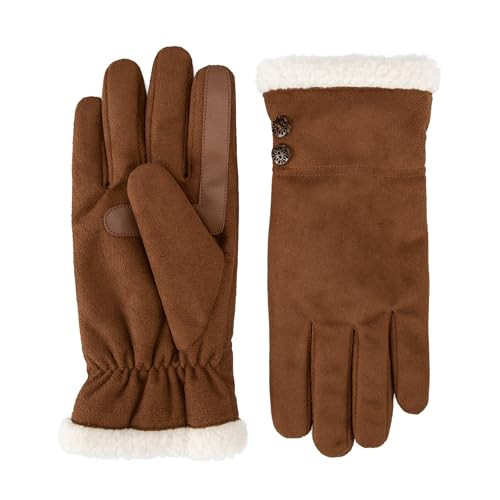 isotoner Womens Recycled Microsuede Glove with SmartDri Technology Small/Medium | Amazon (US)