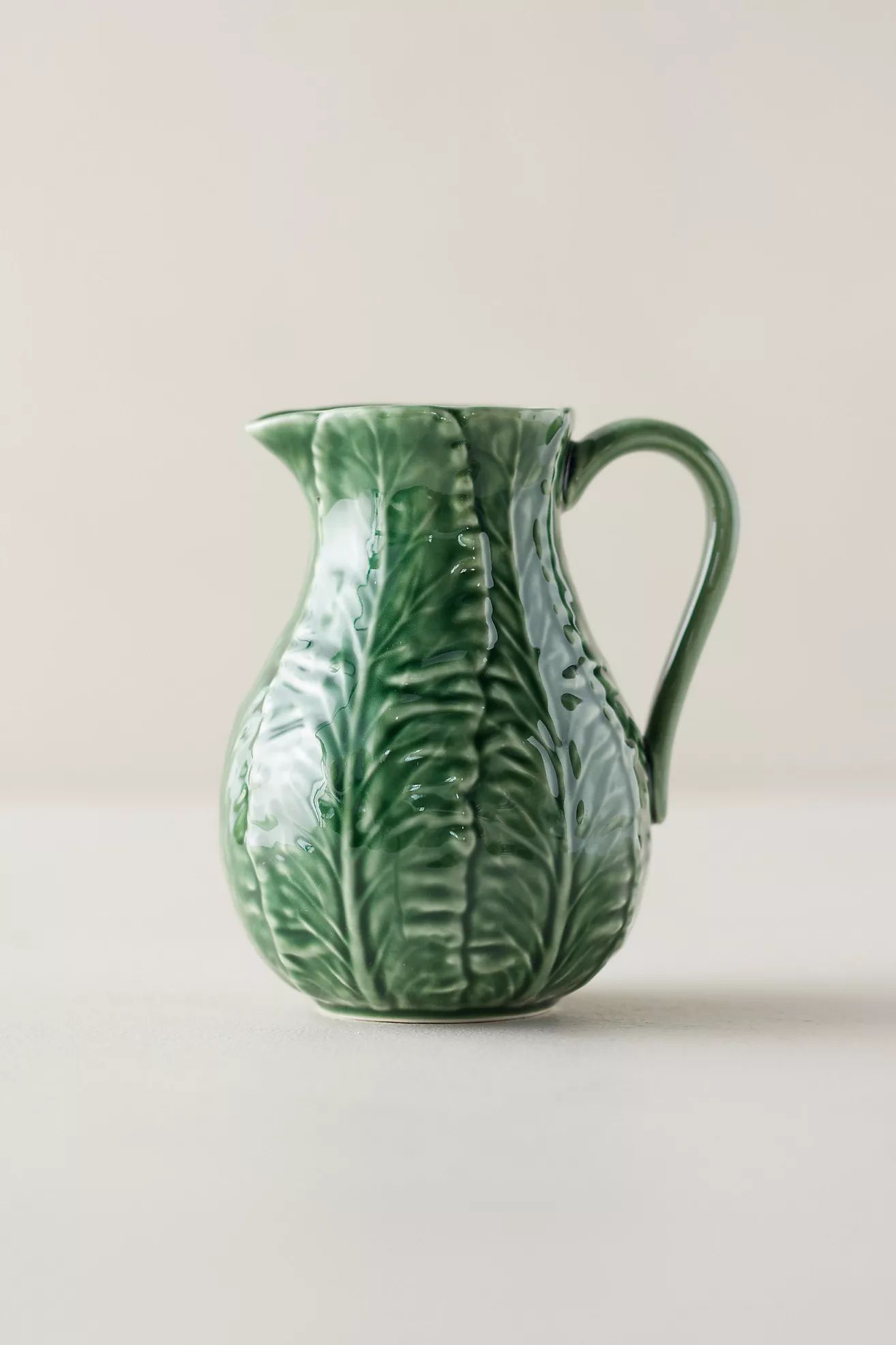 Ceramic Cabbage Pitcher | Anthropologie (US)