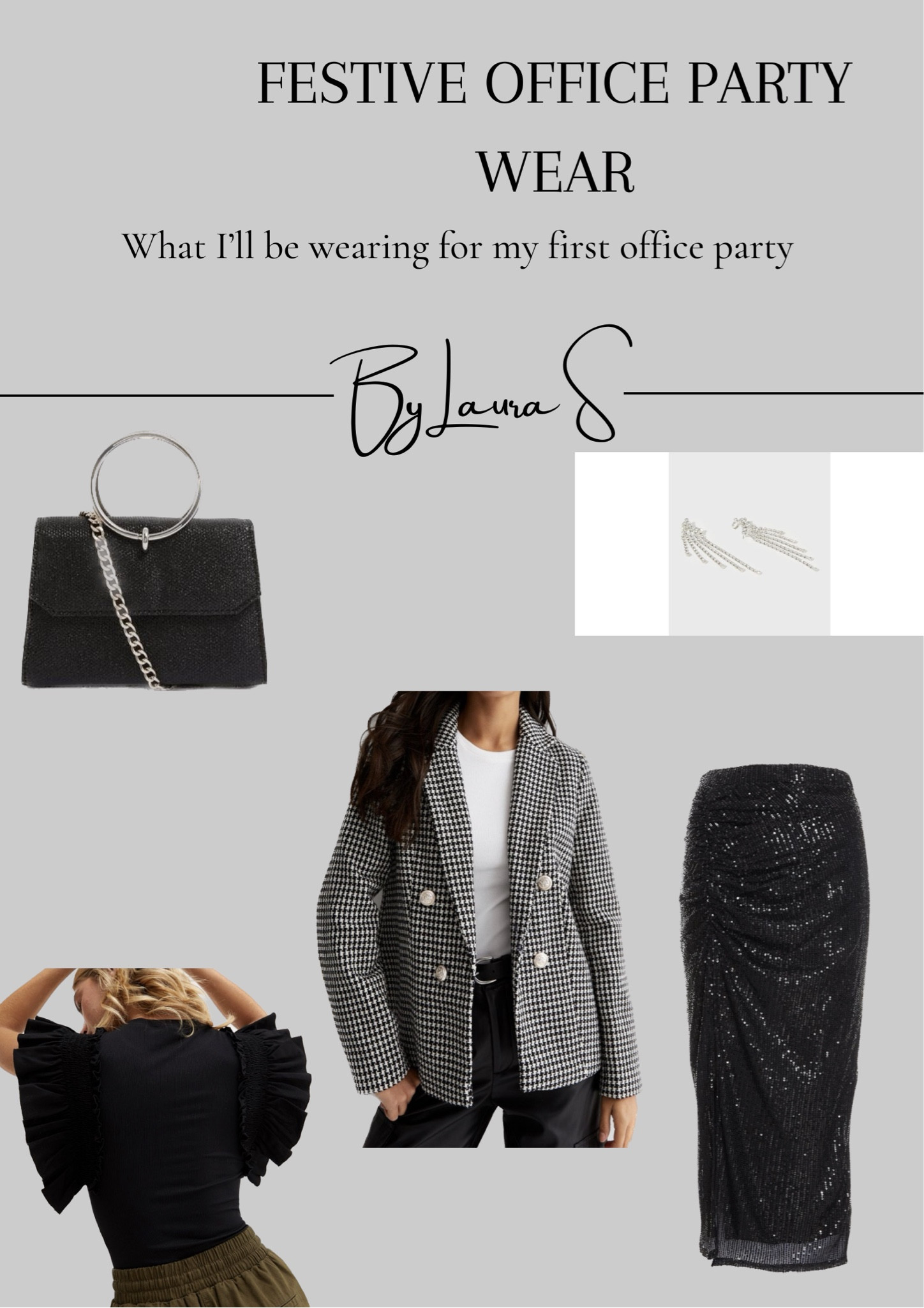 Festive party wear | what I’ll be wearing | Christmas party | new look | party wear | 

#LTKstyletip #LTKHoliday #LTKunder50