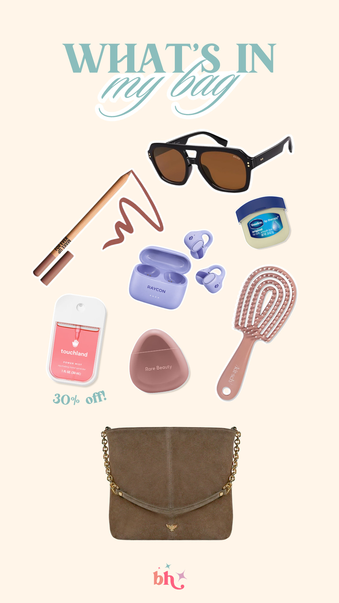 Must haves in my bag right now!

sale alert, beauty finds, sunglasses, everyday purse, suede bag, britt horton 

 #LTKdayinmylife #LTKSaleAlert #LTKBeauty