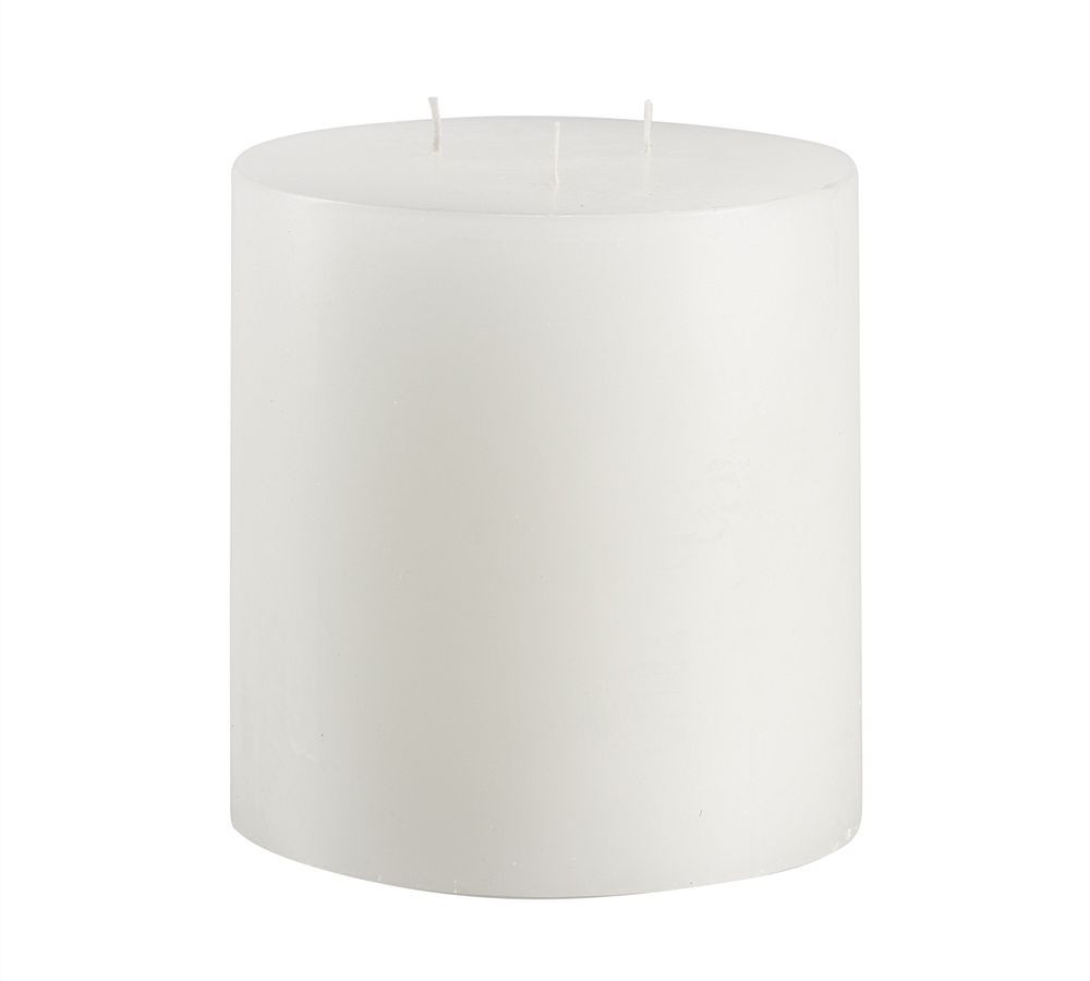 Unscented Wax Pillar Candle | Pottery Barn (US)
