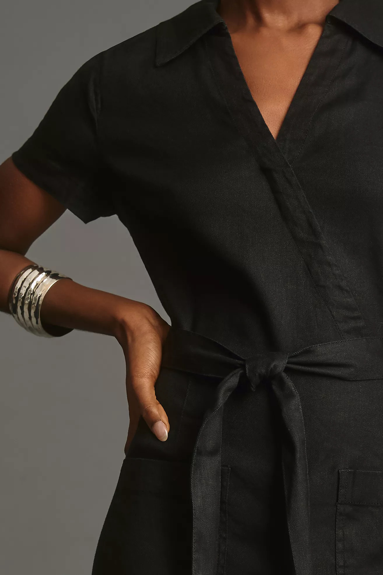 The Colette Wrap Jumpsuit by Maeve: Linen Edition | Anthropologie (US)