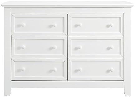 Baby Relax Tia 6-Drawer Dresser, White | Amazon (US)