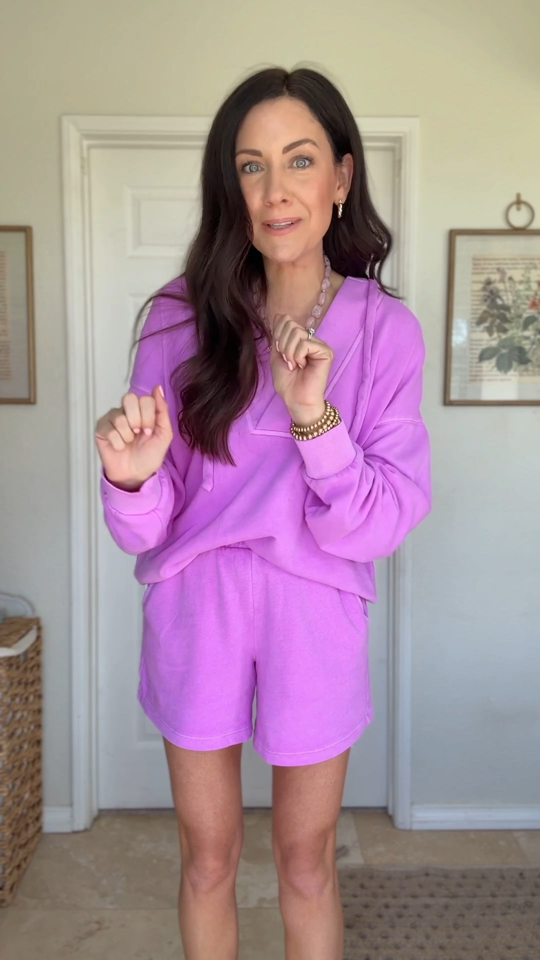 50% off Old Navy
Small pullover / xs shorts
The matching sets we love back & better! Totally giving Aerie😍

#oldnavystyle 

#LTKSaleAlert #LTKSeasonal