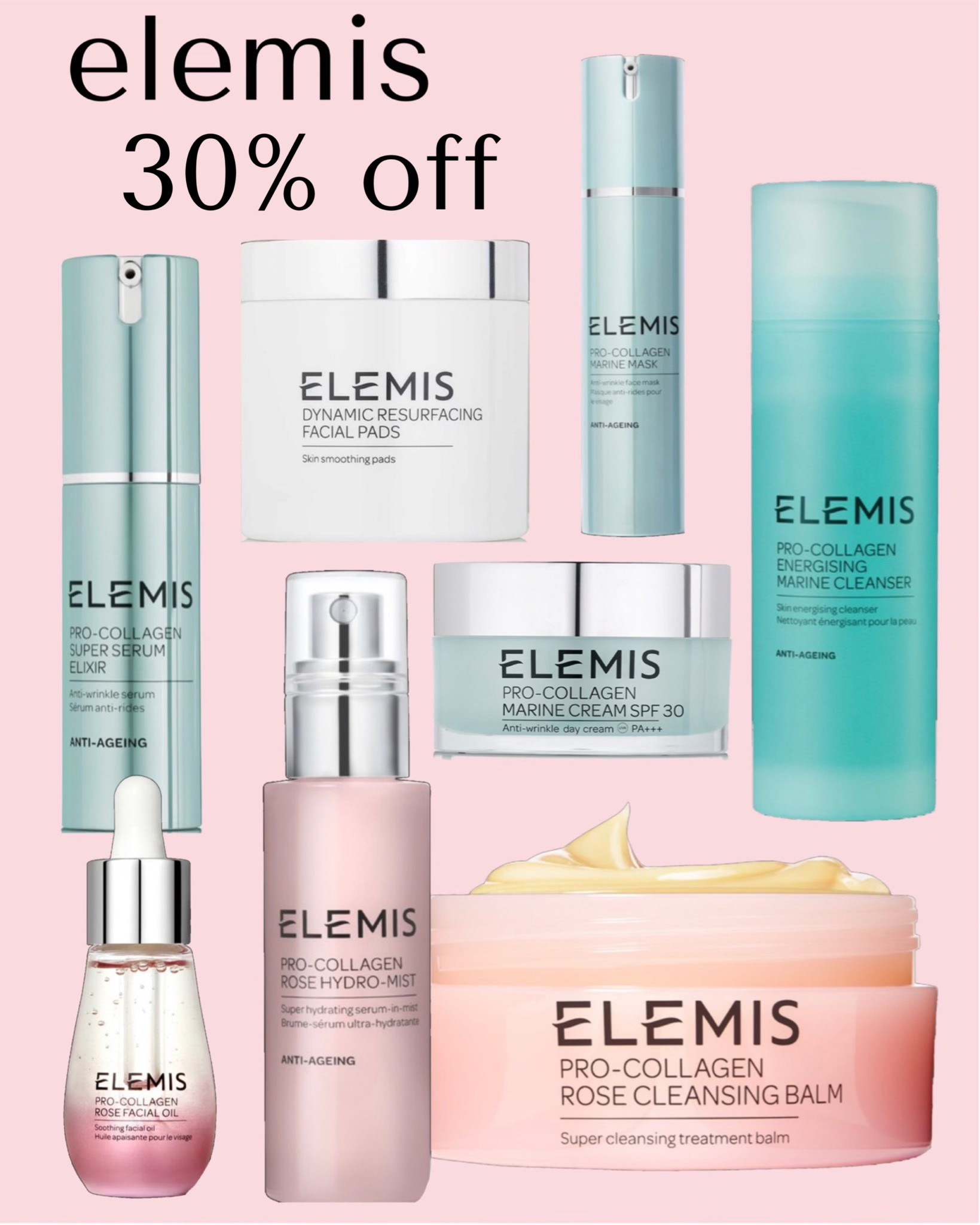 Elemis 30% off Sitewide! 