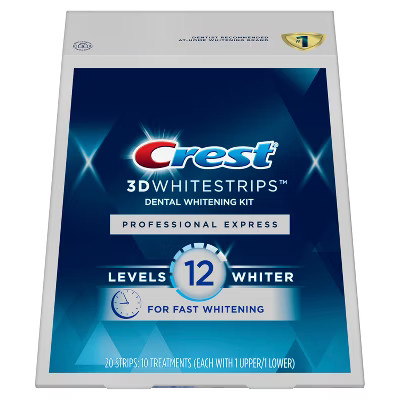Crest 3D Whitestrips Professional White At-home Teeth Whitening Kit - 10 Treatments | Target